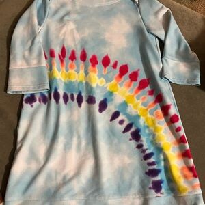 Colorful Tie-Dye Dress